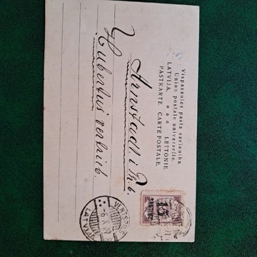 Litwa pocztówka 1927r