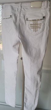 Białe spodnie BURBERRY roz.30