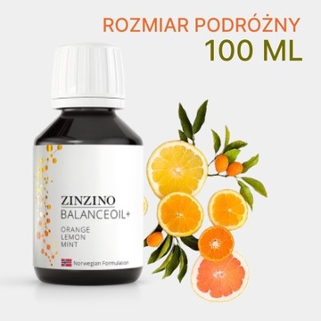 ZINZINO BalanceOil+ 100ml - ROZMIAR PODRÓŻNY