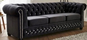 Sofa 3 osobowa chesterfild 