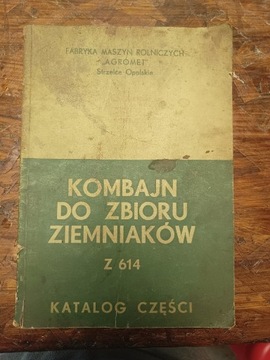 Kombajn do zbioru ziemniaków Z 644 Katalog części