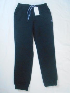 H&M spodnie dresowe chłopięce czarne 146