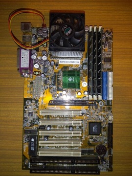 Płyta główna SOYO SY-7VBA133U + Pentium 3 Tualatin
