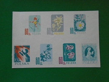 Blok znaczki z napisem - WZÓR - z lat 1957 r. ?