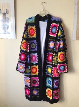 Kardigan, sweter damski handmade One Size Oversize