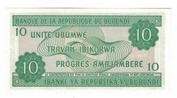 Burundi 10 FRANCS   2005  UNC