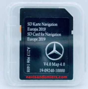 Mapa Mercedes NTG 5.5 Europa