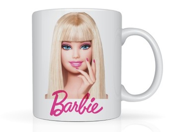 Kubek z nadrukiem Barbie HIT 330 ml Dzień Dziecka urodziny 