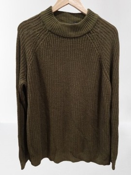 Męski sweter Khaki stan bdb rozmiar XL (0)