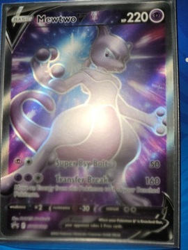 Mewtwo V Full Art  Pokemon TCG