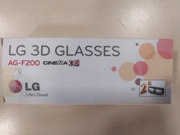 LG 3 D GLASSES AG-200 2 sztuki pasywne komplet