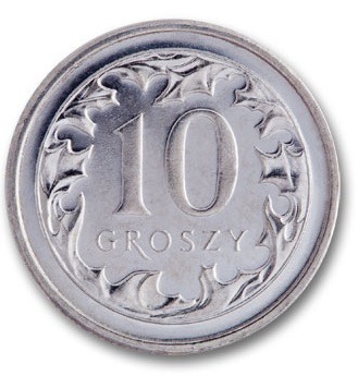 10 groszy 2007 z woreczka menniczego.