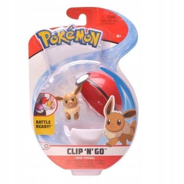 ZESTAW POKEMON POKEBALL CLIP N GO FIGURKA EEVEE