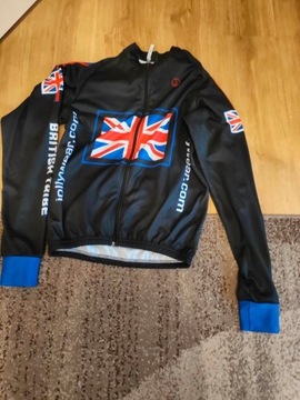 Koszulka rowerowa Jollywear British Nero rozmiar X