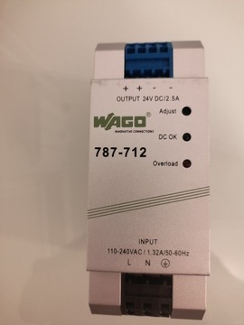 Wago zasilacz szynowy Epsitron 787-712 240v 24v