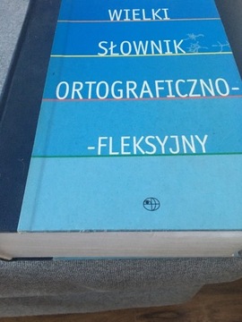 Wielki słownik ortograficzne-fleksyjny 1654 str.