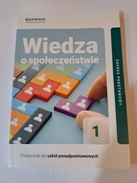 Wiedza o społeczeństwie -klasa 1 liceum ,technikum