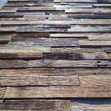 Stare drewno klepka 30mm na  panelu