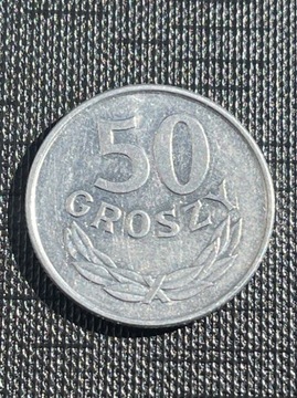 Moneta numizmatyka 50 gr groszy 1986