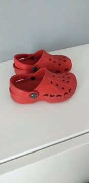 Buty crocs r.8/9, chodaki czerwone, klapki crocs