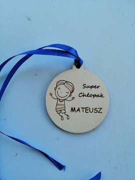 Medal sklejka dzień chłopaka 