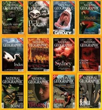 NATIONAL GEOGRAPHIC 2000 rocznik 12 NUMERÓW