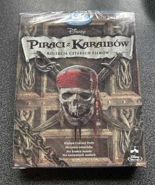 Piraci z Karaibów kolekcja 4 filmów Blu Ray