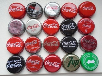 coca cola i inne 20 sztuk - różne