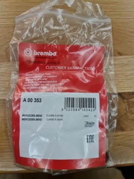 Czujnik zużycia klocków okladzin brembo A00353