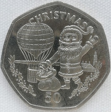 Gibraltar 50 pence 1994, KM#294