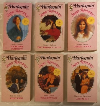 HARLEQUIN Super Romance zestaw 6 książek HARLEKIN