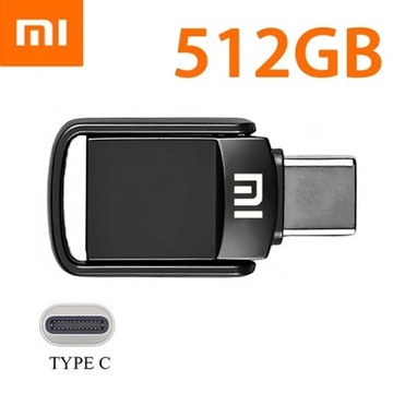 Xiaomi 512GB Mini Pendrive Obrotowy USB&TypC,Metal