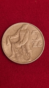 5 zł 1974 r, piękny stan