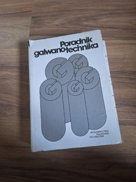 Stara książka antyk poradnik galwanotechnika