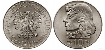 10 złotych 1970 Tadeusz Kościuszko stan1