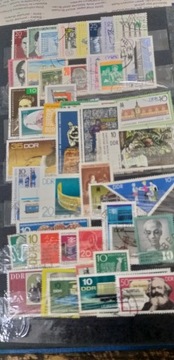Zestaw znaczków DDR