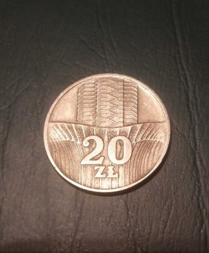 Moneta 20 zł Wieżowiec i kłosy PRL 1974 rok