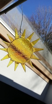 Słoneczko - szklany witrażyk od tomekidomek 