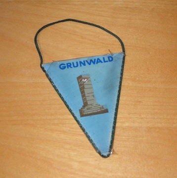 Proporczyk Grunwald PRL 20 cm unikat