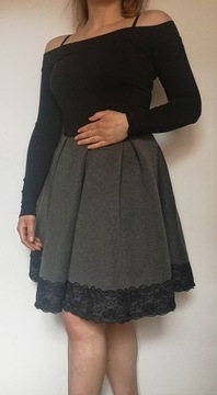 Czarno-szara sukienka Vubu