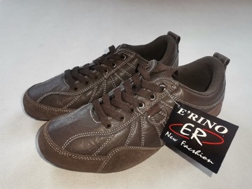 E'RINO Sportowe buty damskie 38 CZEKOLADOWE