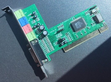 retro karta muzyczna C-Media PCI CMI8738 C3DX