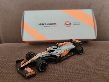 Bolid Formuła 1 McLaren MCL35M Monaco Gulf 