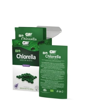 CHLORELLA BIO Green Ways w drażetkach, tabletkach.