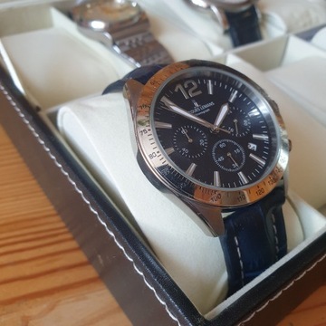 Jacques Lemans Chronograph nowy zegarek męski