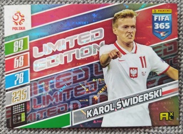 Panini FIFA 365 2022 Świderski Limited Edition