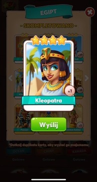 Kleopatra COIN MASTER KARTA 