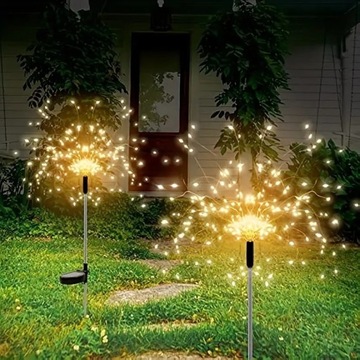 Światełka ogrodowe sztucznych ogni 200 diody LED 