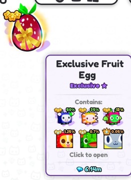 Fruit Egg | Pet Simulator 99