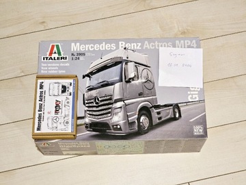 Italeri Mercedes Actros MP4 1/24 + waloryzacja HD